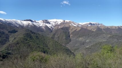 Panorama dal Teje verso la conca di Paglieres