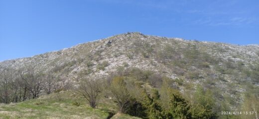 Rocca Ferraira (m.1301) dal Monte Ariolo (m.1223)