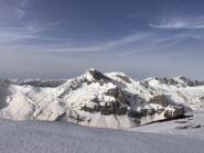 Panorama pochi metri sotto la cima del Seirasso
