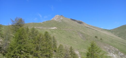 Cime de Tuor (m.2151) da sopra l' alpeggio 