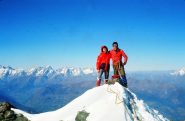in cima con Edo