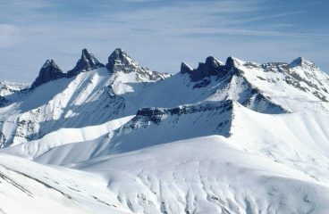 dalla cima les Aiguilles d'Arves