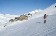 sullo sfondo a destra appare il Pic du Mas de la Grave