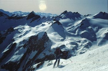 parte alta della discesa