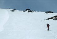 l'ampia dorsale verso la cima