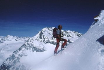 poco sotto la cima