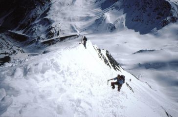 ultimi metri per la cresta finale