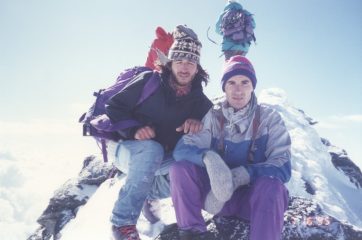 in vetta con Gianmario