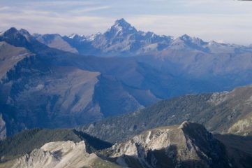 panorami dalla cima : il solito Viso ! (28-9-1996)