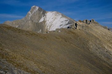 la cresta Ovest che si segue per salire al Monte Cassorso (28-9-1996)