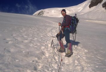 io sul Feegletscher a quota 3250 m. (3-8-1997)
