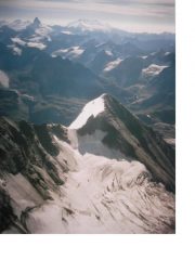 Dal Gran Combin..la Tour de Boussine.il Glacier de Croissant.Il Cervino e il Rosa completano lo sfondo