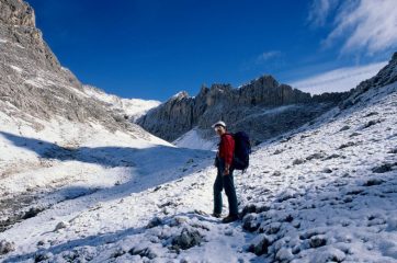 Stelvio in salita nel tratto iniziale del Vallone Munt da l'Ega (6-9-1998)