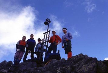 foto di gruppo in vetta (13-6-1999)