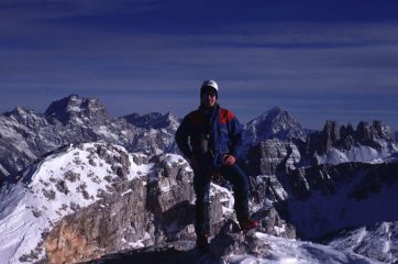 Stelvio in vetta al Monte Averau (1-1-2000)