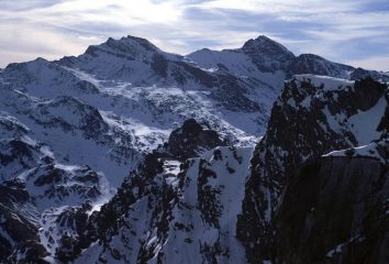 panorami dalla cima : Monte Salza e Mongioia (6-2-2000)