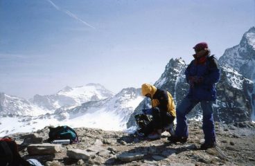 sullo sfondo il Monte Niblè e la Punta Ferrand