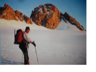 Le due Aig. du Tour dal Plateau du Trient..all'alba