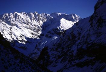 il Dome de Tzan visto dal Rifugio Collon (29-10-2000)