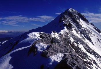 la vetta della Tambura vista dall'anticima (21-1-2001)