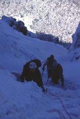 nella parte alta del versante ENE del Penna (28-1-2001)