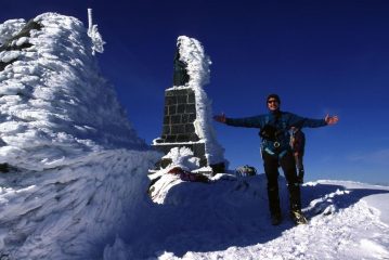 Stelvio in vetta al Penna (28-1-2001)