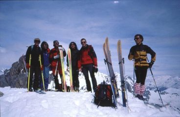 foto di gruppo sul Dome de Montbrison 2765 m.