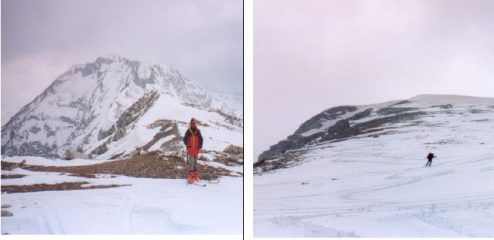 Panorama del Viglio e discesa