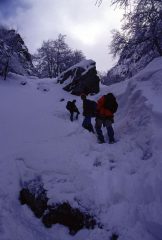 salendo nel Canale Martincano...02 (17-2-2002)