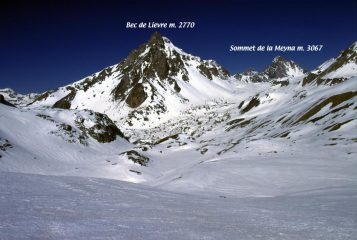 colpo d'occhio dal Vallone dell'Oronaye (24-3-2002)