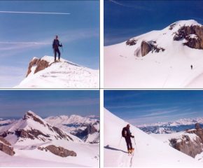 In senso orario:1)Paolo in vetta 2)Il Dome 3)Tour de St.Martin 4)OldenHorn