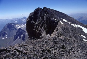 la vetta del Brec de Chambeyron (24-6-2002)