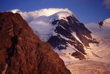 tramonto sul Pizzo Cambrena (21-7-2002)