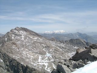 Dal Moncimour, vista su Punta Gialin e Monte Rosa