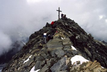 la vetta del Gran Pilastro (23-8-2002)