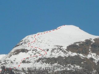 la parte superiore vista da Champoluc