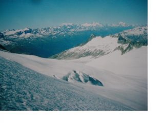 Il Rhoneglacier salendo al Dammastock