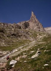 L'impressionante Aiguille Dibona