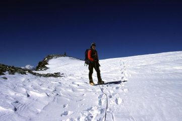 Stelvio a pochi metri dalla vetta della Tete Blanche (6-7-2003)