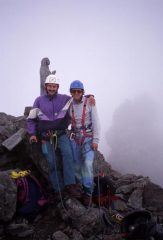 Eugenio e Sergio in vetta felici