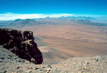 Le Ande verso Sud dalla vetta del Licancabur