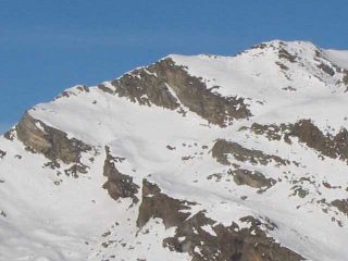 La cima di Bonze dalla Biolley