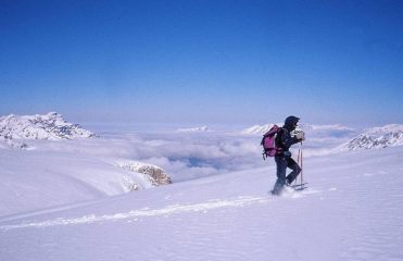 pendenza moderata e neve polverosa