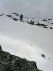 Salendo sul Ghiacciaio d'Arguerey
