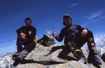 Davide e Stelvio in vetta