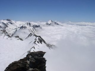in cima verso il rocciamelone