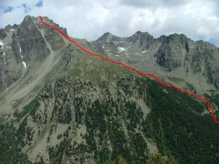 il percorso da Le Conce
