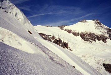 l'inizio della nord,sullo sfondo l'Albaron di Savoia