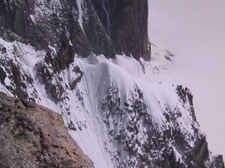 dalla punta del maudit primo piano sull'androsache..