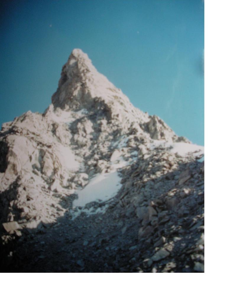 La linea snella della Tour Noir dal Passage d'Argentiere